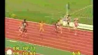 1998 womens European championships 100m [upl. by Akered]