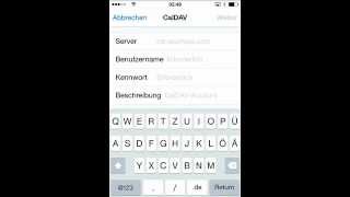 ionasServer Tutorial iPhone Kalendersynchronisation per CalDav [upl. by Erdnuaed]