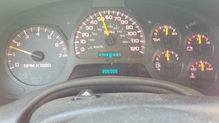 Checking in at 200000 miles My high mileage scratchy as ever 2003 Trailblazer [upl. by Carlynn]