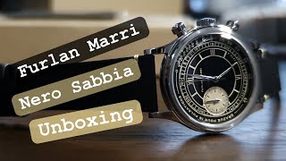 Furlan Marri Nero Sabbia Unboxing Closer Look and Initial Thoughts  Seiko VK64 mecaquartz [upl. by Dredi]