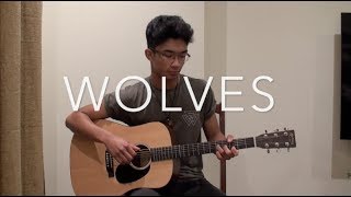 Wolves  Selena Gomez Marshmello  FREE TABS Fingerstyle Guitar Cover [upl. by Yzmar]