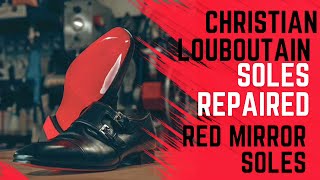 Restoring Christian Louboutin Mens Shoe Red Soles [upl. by Lusty]