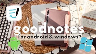 Goodnotes for Android and Windows is it worth it 📝 Features Pricing  Digital Planning ✨ [upl. by Bocyaj914]