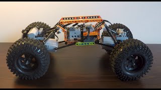 LEGO Technic Carrot Crawler with SBrick [upl. by Eirelam]