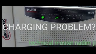 MICROTEK INVERTER EB 900 NOT CHERGING [upl. by Kcub]