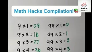 MATHS HACK COMPILATION 📚📖📃📚maths mathconcept mathstricks automobile education educationvodeo [upl. by Karlan169]