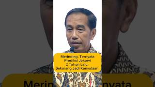 Merinding Ternyata Prediksi Jokowi 2 Tahun Lalu Sekarang Jadi Kenyataan jokowi prabowo presiden [upl. by Curtice653]