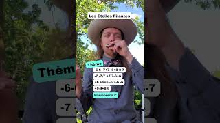 Harmonica Les Etoiles Filantes Thème  Les Cowboys Fringants [upl. by Eillah]