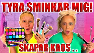 TYRA SMINKAR MIG 14ÅRING SKAPAR KAOS😱 [upl. by Atinit]