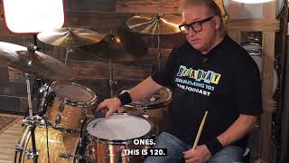 Acclaimed drummer Pat Petrillo takes Drops® drum fx by Tandem Drums for a test drive 🎬 [upl. by Elrebma]