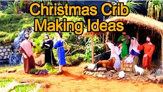 Christmas Crib Making Ideas  Christmas Cribs In Goa [upl. by Ellicul]