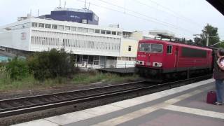 Hamburg Güterzug fährt am Bahnhof Barmbek auf der Güterumgehungsbahn vorbei [upl. by Amadeus]