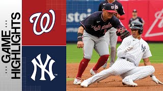 Nationals vs Yankees Game Highlights 82423  MLB Highlights [upl. by Oicnevuj413]