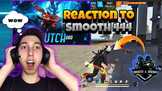 Reaction to Smooth 444 🍷🗿 Honest Reaction 💯  Mehdix Free Fire [upl. by Yeoj476]