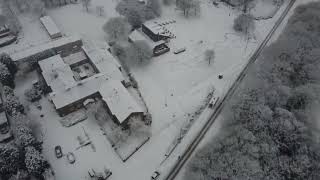 Skelmersdale drone snow day 16th January 2024 [upl. by Assenov]