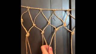 How To Make A Fishing Net [upl. by Sibeal241]