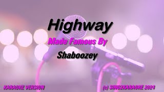 Shaboozey Highway Karaoke Version Lyrics [upl. by Kosaka]