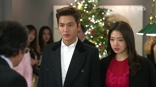 이민호 박신혜 손잡고 파티 참석 상속자들 19회 [upl. by Eiboj]