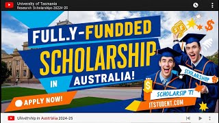 Want a Fully Funded Scholarship Apply to University of Tasmania NOW [upl. by Audrey191]