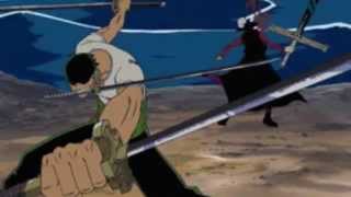 One Piece Epic Moment  Roronoa Zoro kills Mihawk 1080HD [upl. by Sturges]