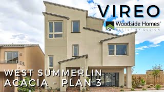 Summerlin New Homes for Sale at Vireo by Woodside Homes in Kestrel Village Las Vegas NV 577990 [upl. by Inaflahk]