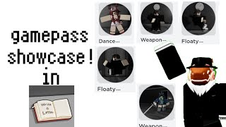 5 gamepasses in write a letter showcase read the desc [upl. by Ain2]