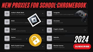 New Proxy For School Chromebook 2024  October 2024 Updated [upl. by Emmalyn799]