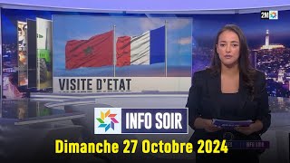 Info soir  Dimanche 27 Octobre 2024 [upl. by Llenrahs634]