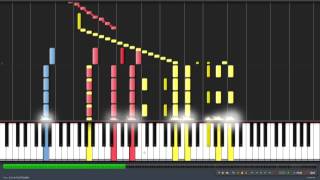 The Dance Of Eternity  Dream Theater  Synthesia Transcription [upl. by Norvall]