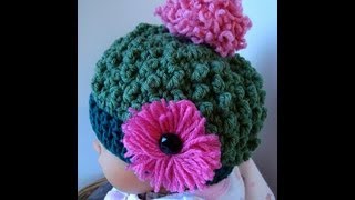 BOBBLE STITCH HAT crochet pattern SweetPotatoPattern  spp106 [upl. by Peggie]