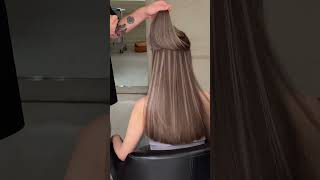 Describe this highlights hair dyeing technique sharing [upl. by Anotyal906]