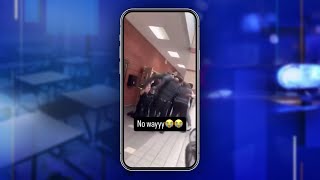 VIDEO Officer appears to slam student to ground in Cypress Springs High School fight [upl. by Berthoud96]