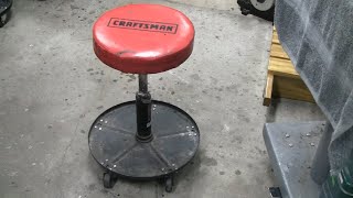 ROLLING SHOP STOOL REPAIR [upl. by Kellen]