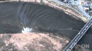 Japan Tsunami a Giant Wave crash the city [upl. by Vivienne]