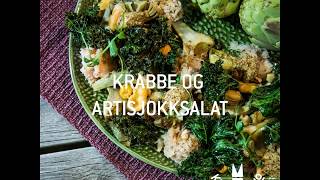 Krabbe og artisjokksalat  Krabbeno [upl. by Acinoda]