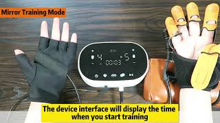 How do stroke patients use the hand rehab robot gloves [upl. by Eikin555]