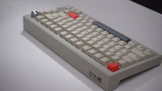 CIDOO Finalkey V75 mechanical keyboard 3 modes aluminum alloy 75 keyboard with knob [upl. by Errick]