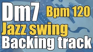 Dorian Jazz Swing Backing Track  D minor seventh  120 Bpm [upl. by Hugon]