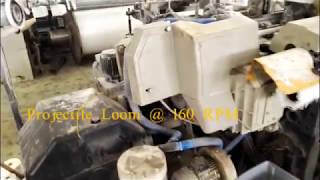 compair of rapier loom projectile loom air jet loom [upl. by Adnohsal]