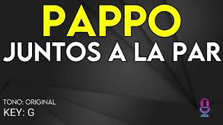 Pappo  Juntos A La Par  Karaoke Instrumental [upl. by Ylahtan]