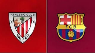 Athletic Club vs Barcelona en vivo COPA DEL REY 05012017 [upl. by Attikin]