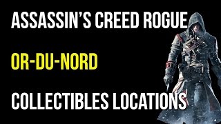 Assassins Creed Rogue Or du Nord CollectiblesActivitiesQuest ItemsViking SwordTemplar Relic [upl. by Rebmyt517]