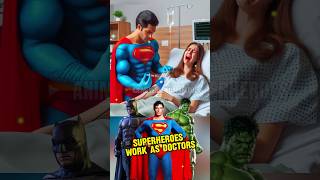 Superheroes with Sick Patients in Hospital ♥️ Marvel amp DCAll Characters marvel avengers shorts [upl. by Eldridge343]