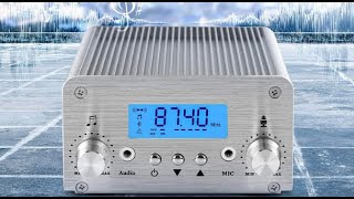 FM Transmitter for Church APROTII 15W FM Broadcast Transmitter Long Range 1000m Review [upl. by Tniassuot68]