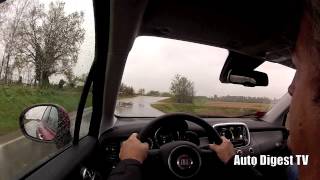 Fiat 500X  Offroad amp Wet Test 20 AWD Aut MJ 140 CV [upl. by Nylirak]