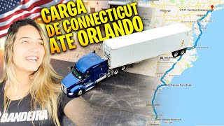 CARGA DE CONNECTICUT ATÉ ORLANDO [upl. by Arbua]