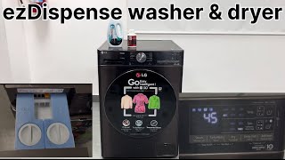 AUTOMATIC DETERGENT DISPENSER LG FHD1308 EZDispense Demo and Review  EZDispense CHANGED THE GAME [upl. by Baudin]