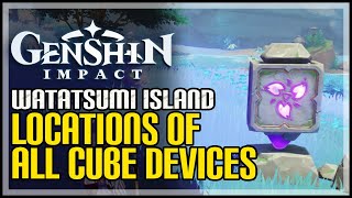 Watatsumi Island All Cube Device Puzzles Genshin Impact [upl. by Aicen]