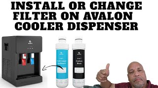 How Install Or Change Your Avalon Water Cooler Filter [upl. by Kyrstin]