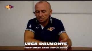 Coach Luca Dalmonte prima di Sutor MontegranaroAcea Virtus Roma [upl. by Kessiah572]